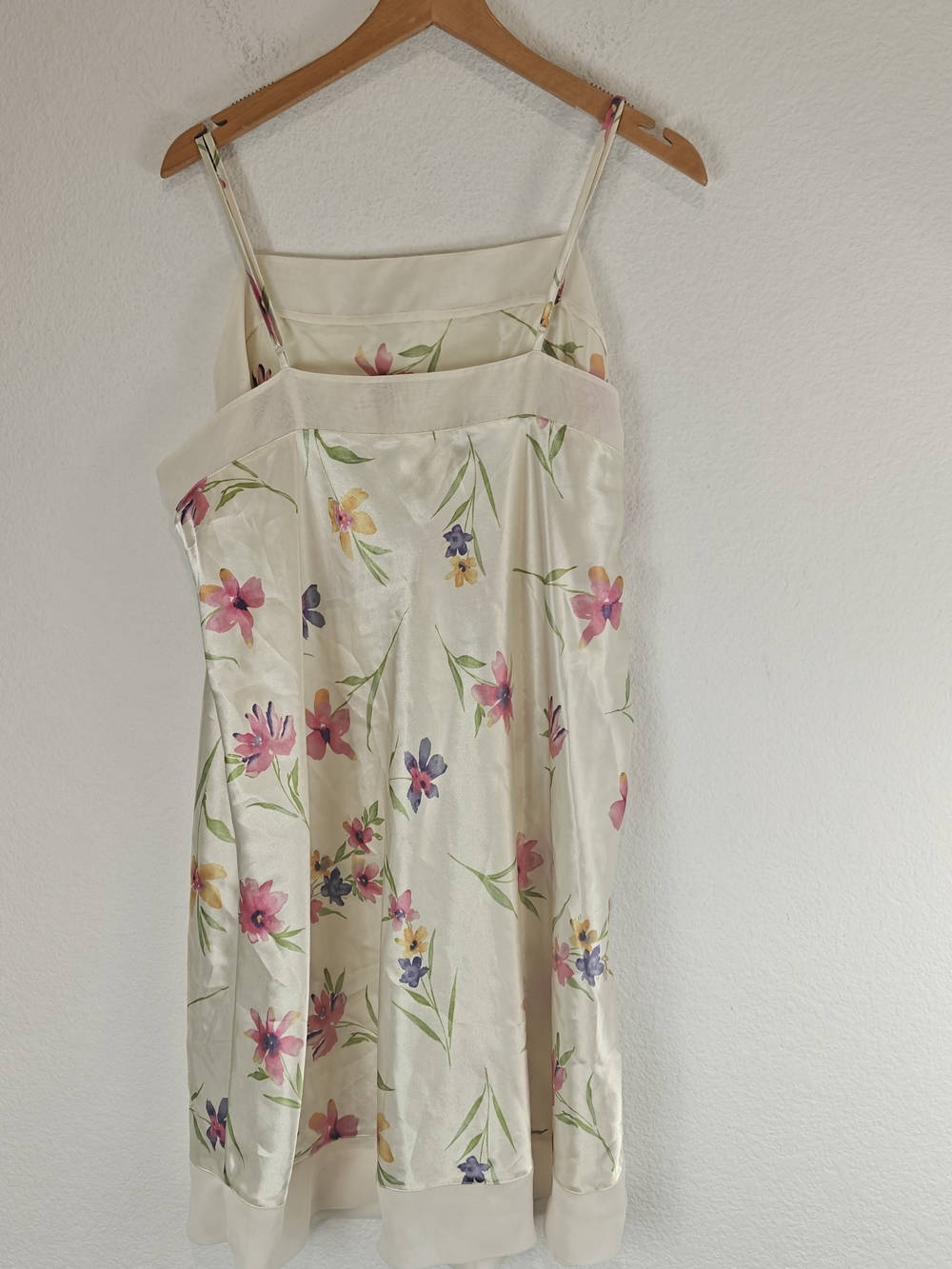 VTG Valerie Stevens Floral Sheer Slip Dress 1X Romantic Coquette Cottagecore - Picture 7 of 13